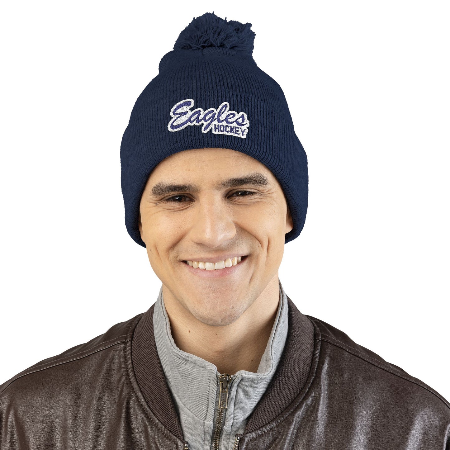 Bethpage Hockey Pom-Pom Knit Cap