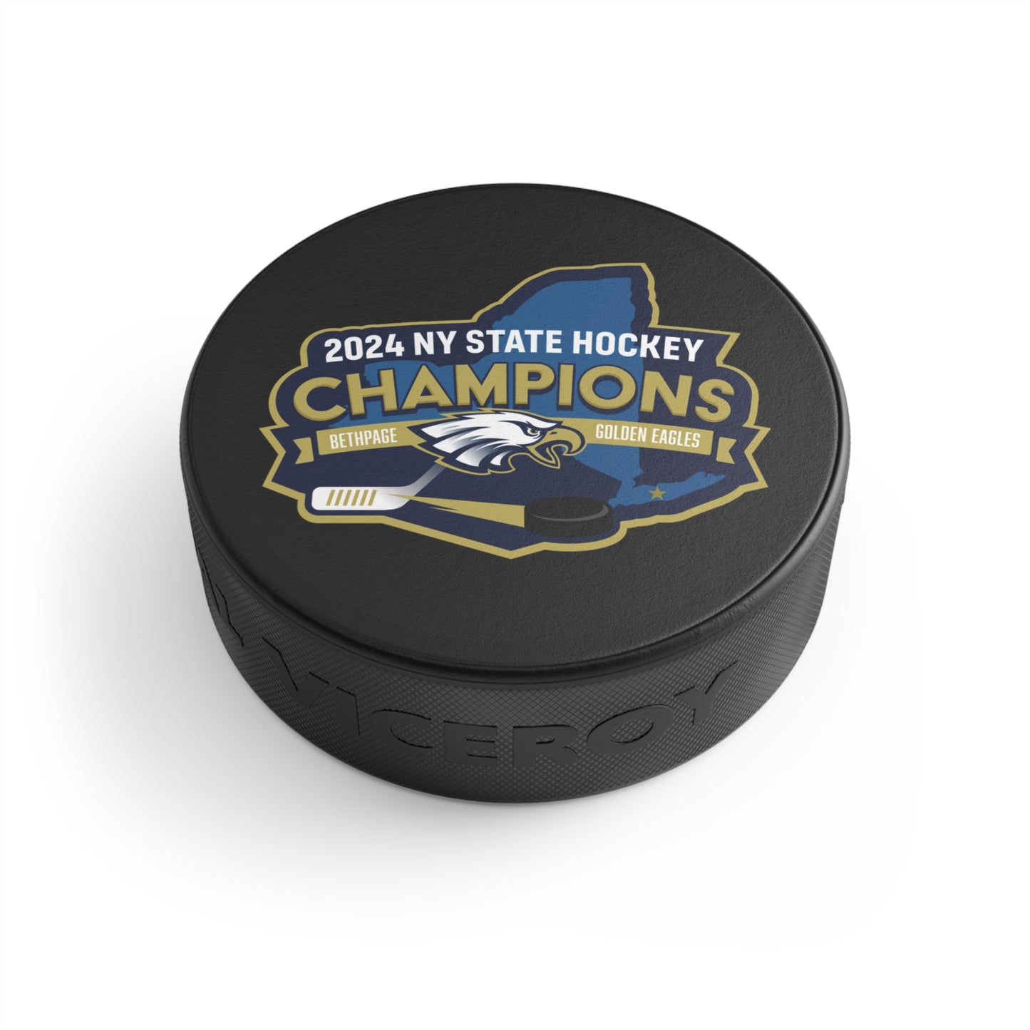 2024 State Champions Hockey Puck