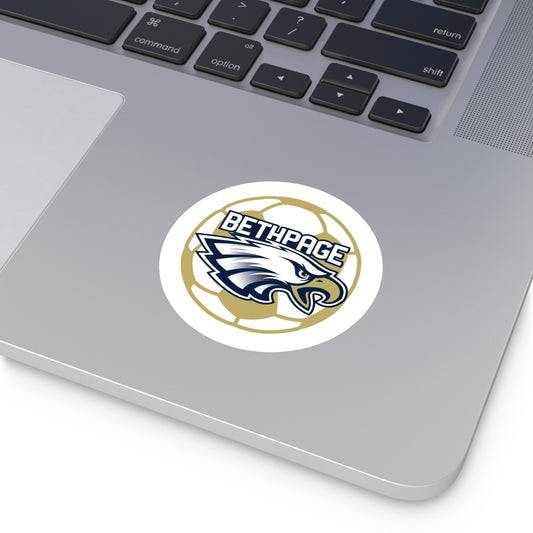 Bethpage Soccer Round Stickers, Indoor\Outdoor