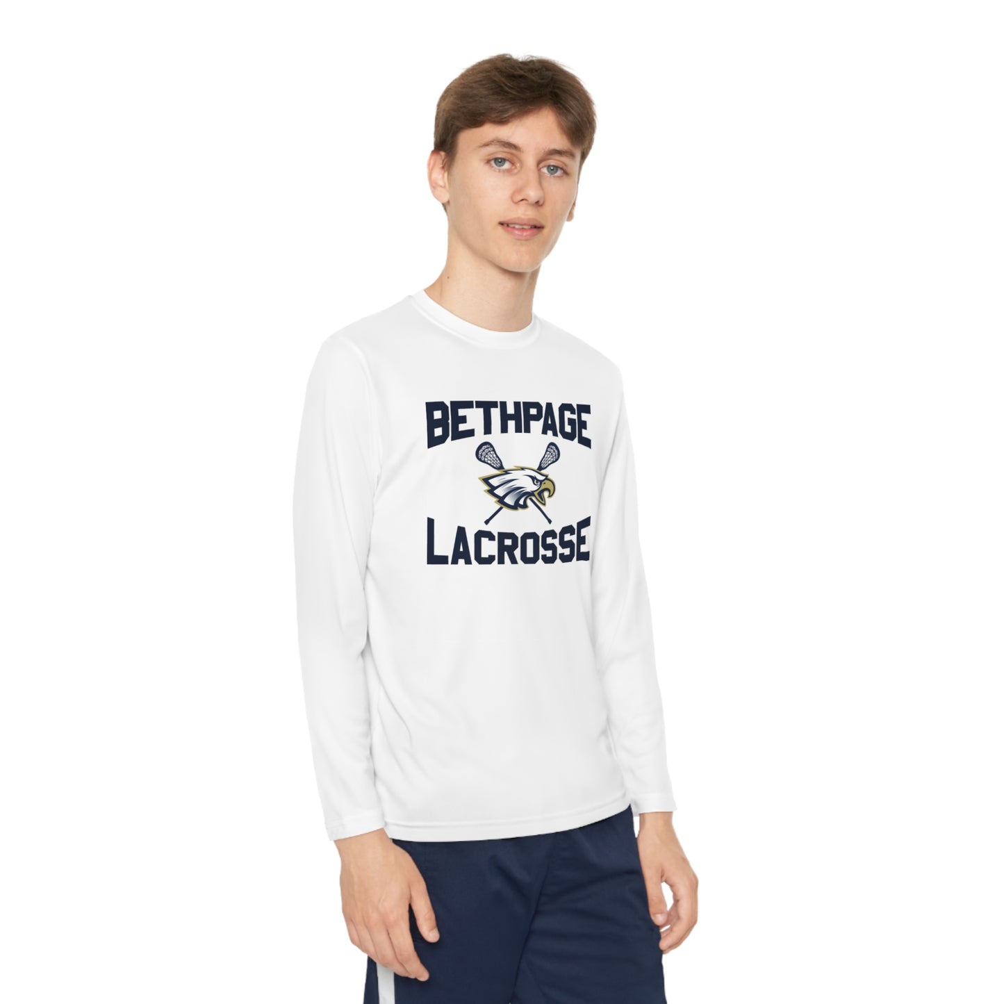 Bethpage Lacrosse Youth Long Sleeve Dri-Fit Tee