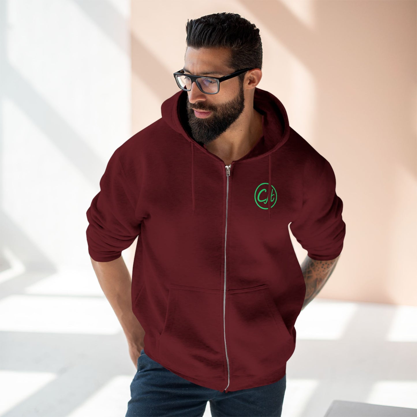 Lane Seven Unisex Zip Hoodie