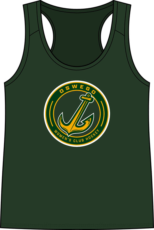 Oswego Women's Club Hockey Tank Top - Circle