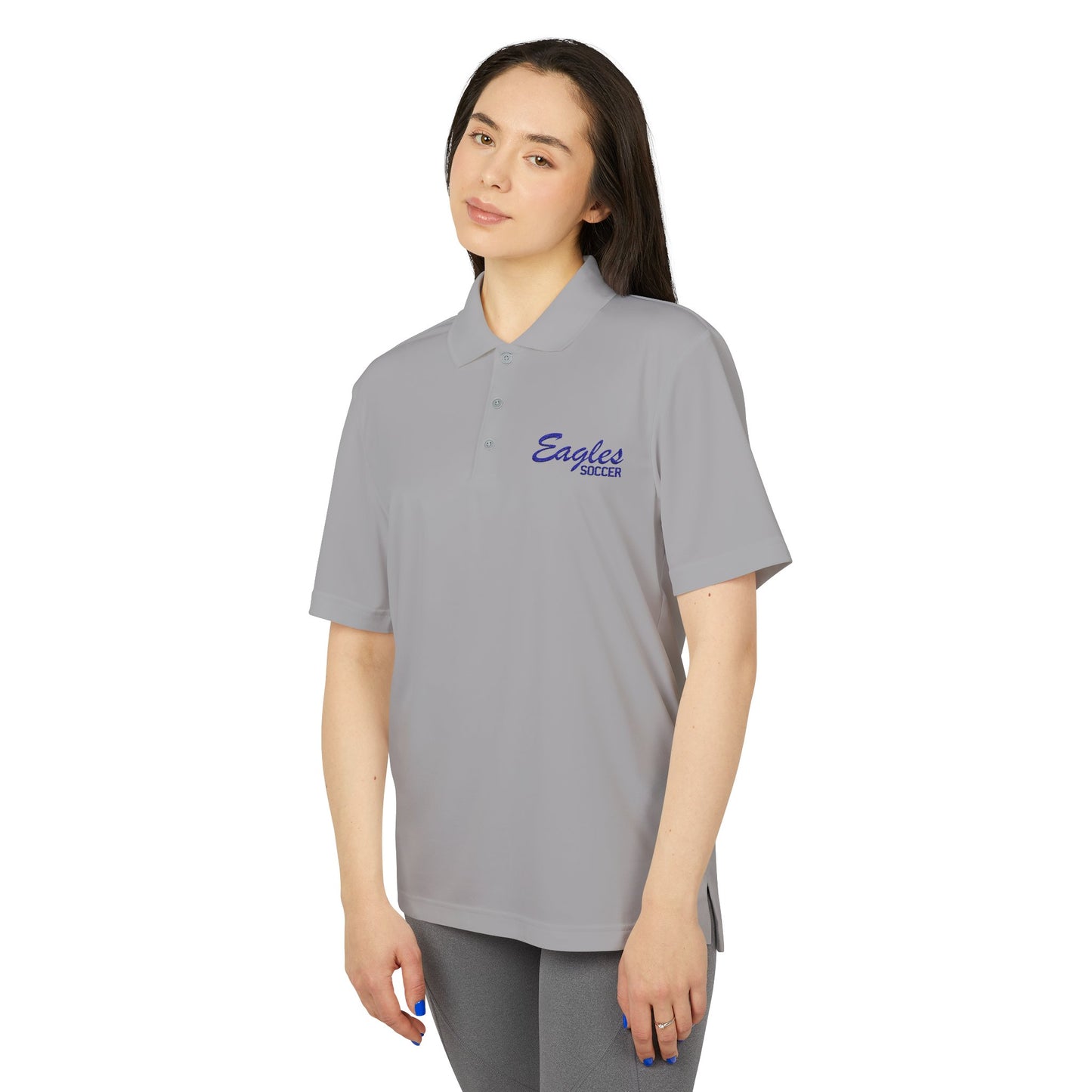 Bethpage Soccer adidas Unisex Performance Polo - Navy Logo