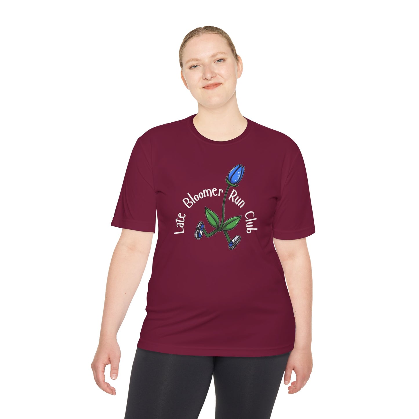 PT With JT - Washington State Late Bloomer Run Club Unisex Moisture Wicking Tee