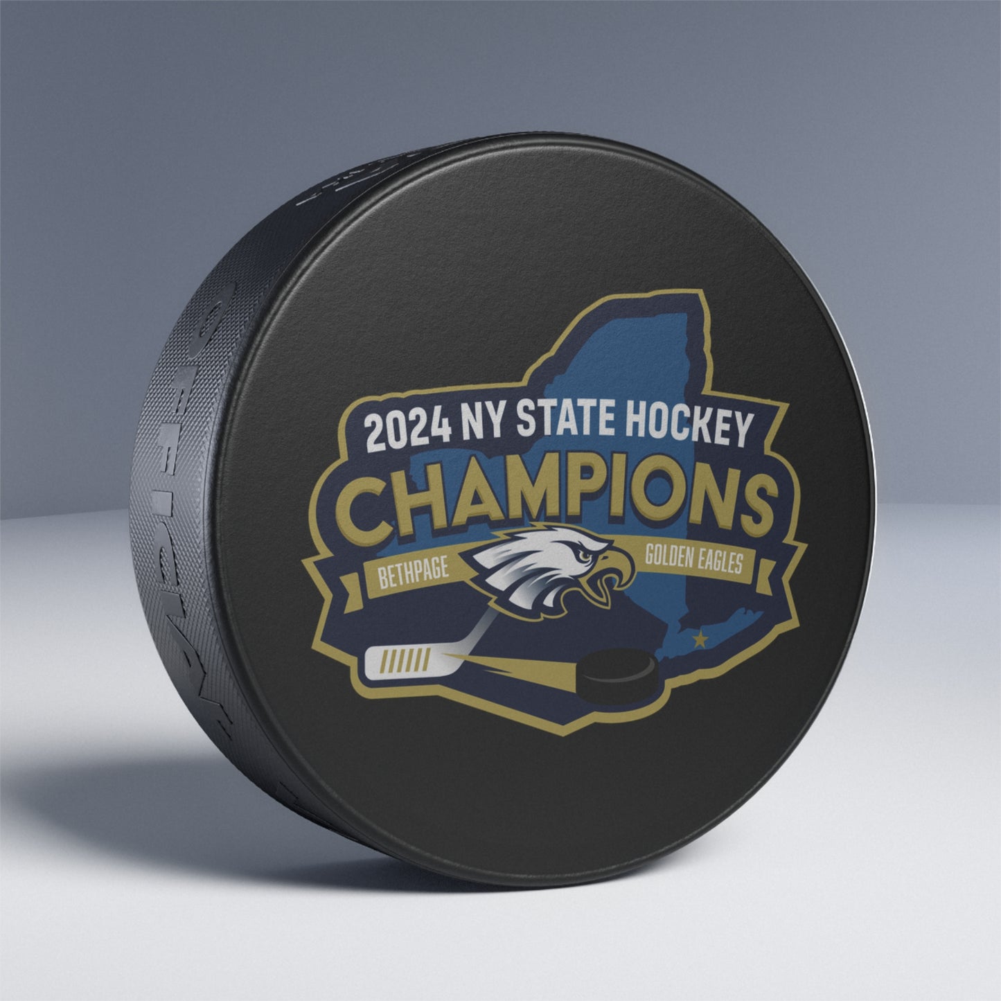 2024 State Champions Hockey Puck
