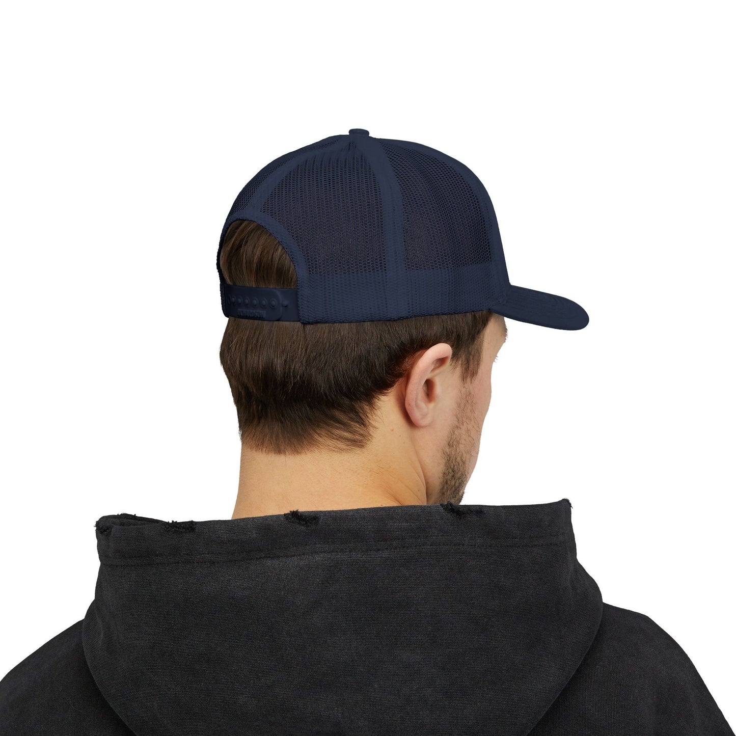 Script Logo Snapback Trucker Cap