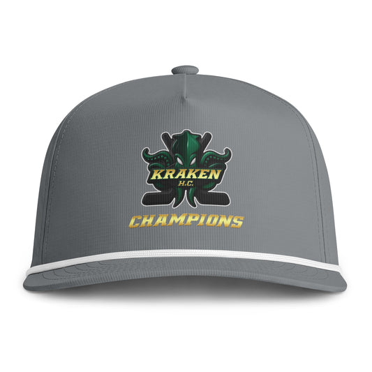 Kraken HC Champions Rope Cap – Sunwashed Snapback Hat