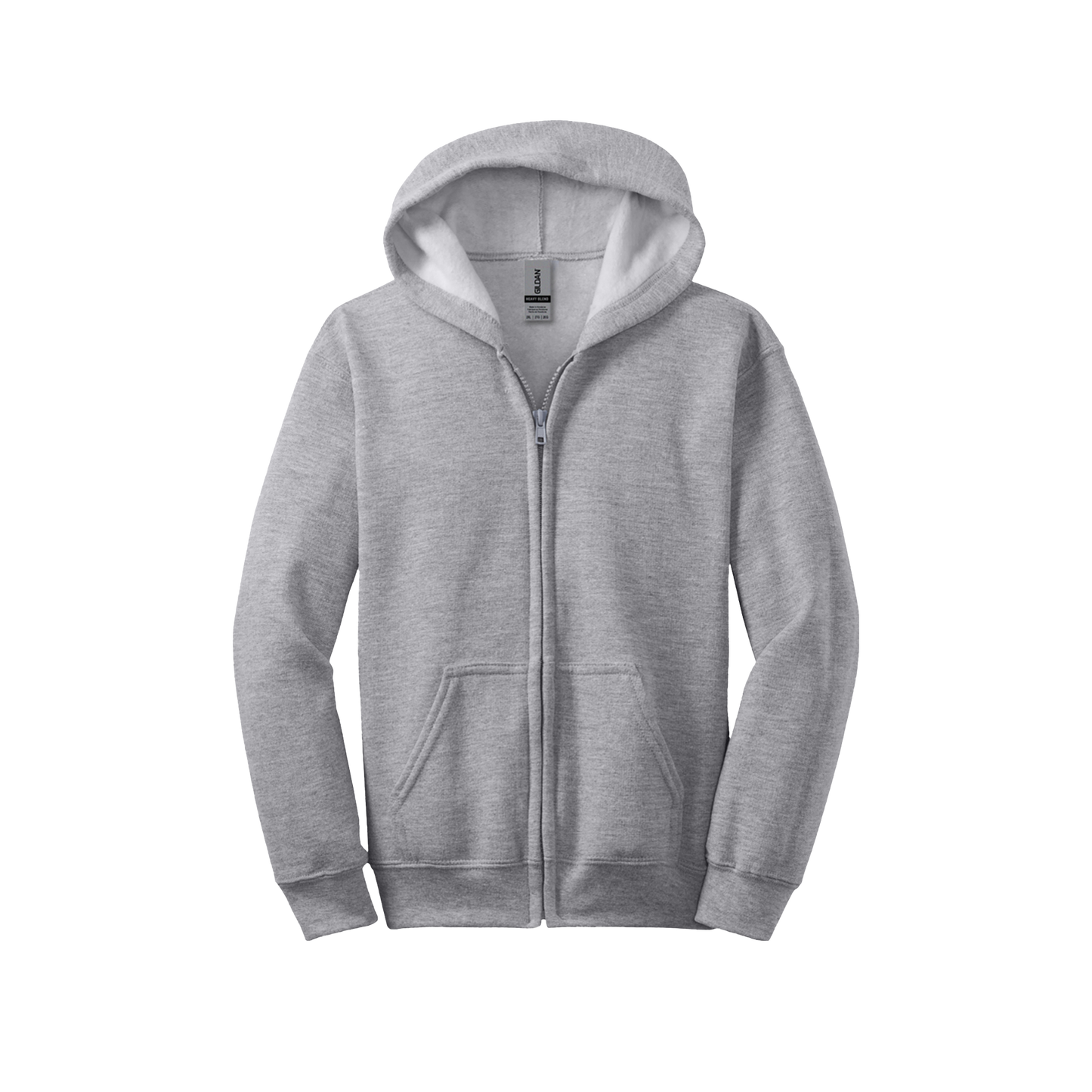 Youth Gildan 18600B Heavy Blend Zipped Hoodie