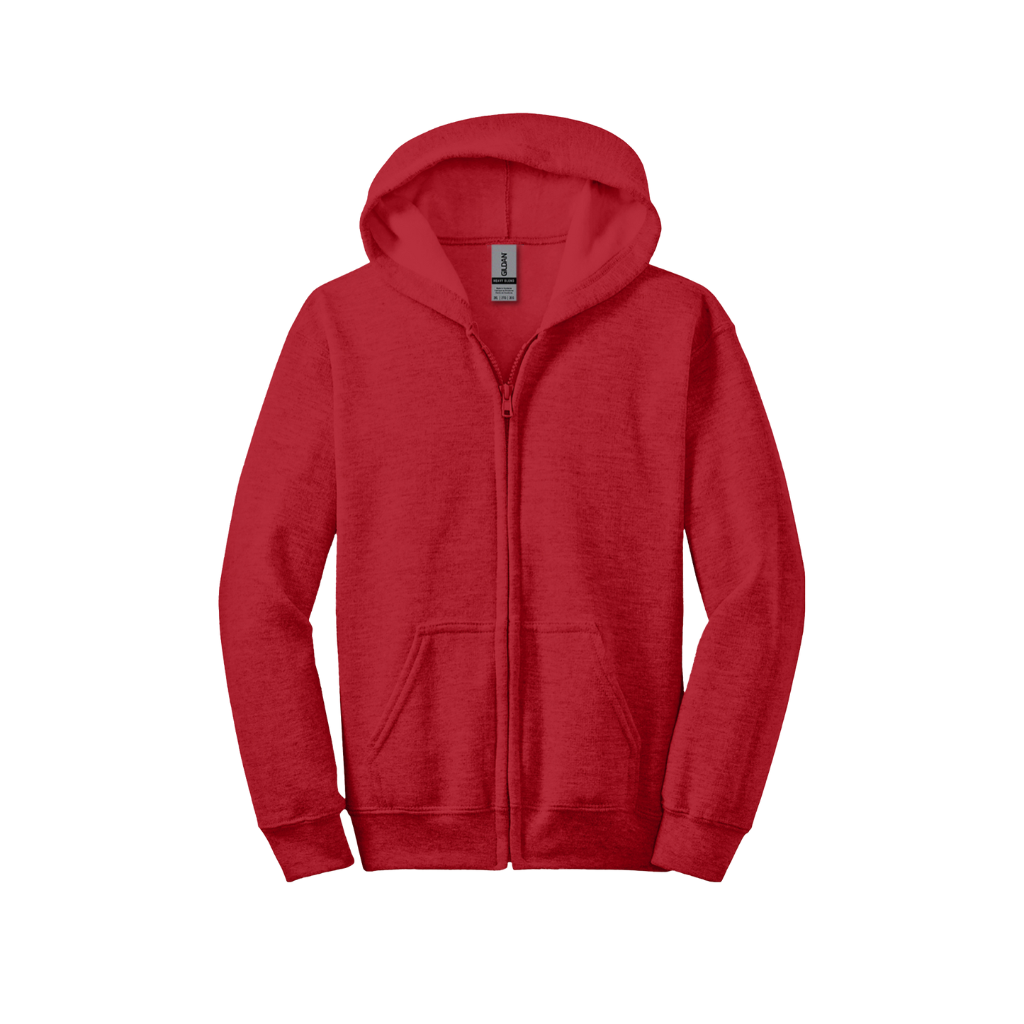 Youth Gildan 18600B Heavy Blend Zipped Hoodie