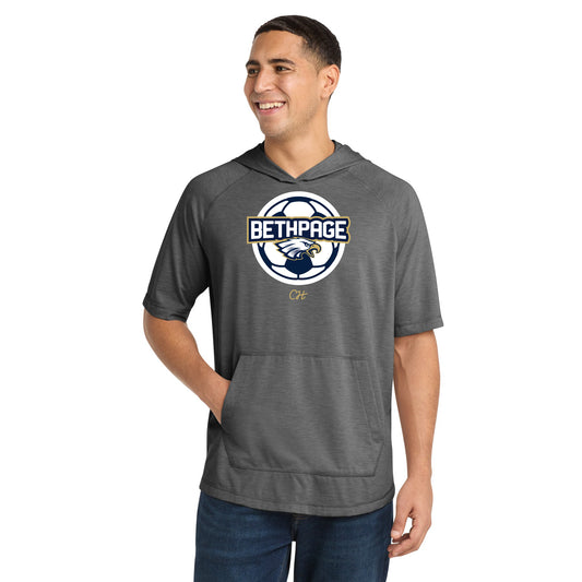 Bethpage Soccer Performance Short Sleeve Hoodie - Ball