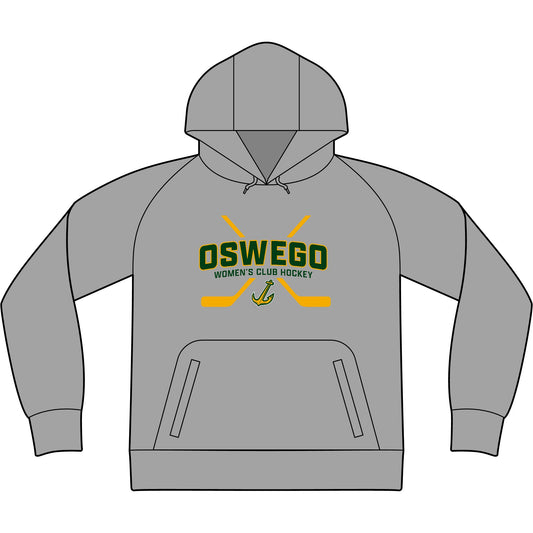 Oswego Women's Club Hockey Tech Fleece Hooded Sweatshirt - Sticks