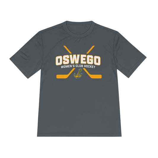Oswego Women's Club Hockey Drifit Tee - Sticks