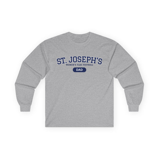SJBK Varsity DAD Long Sleeve Cotton Tee