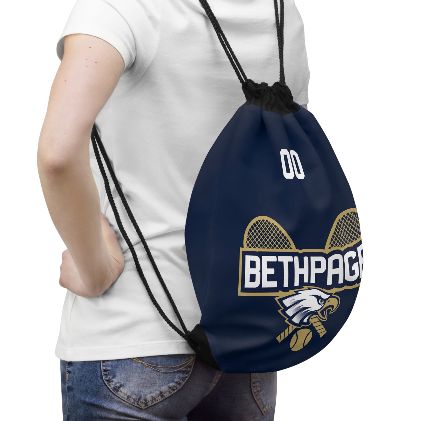 Bethpage Tennis Drawstring Bag (Custom)