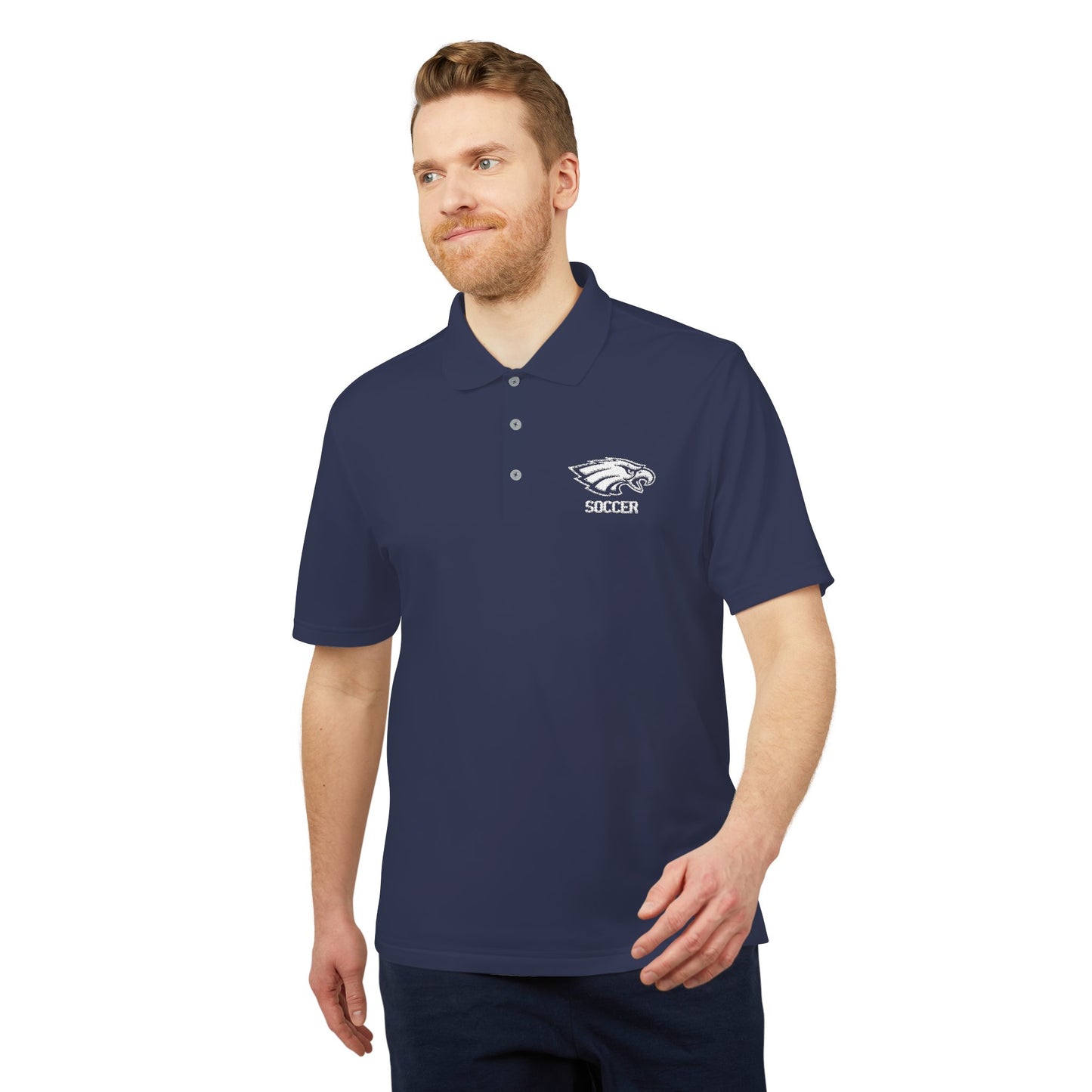 Bethpage Soccer adidas Unisex Performance Polo - White Logo