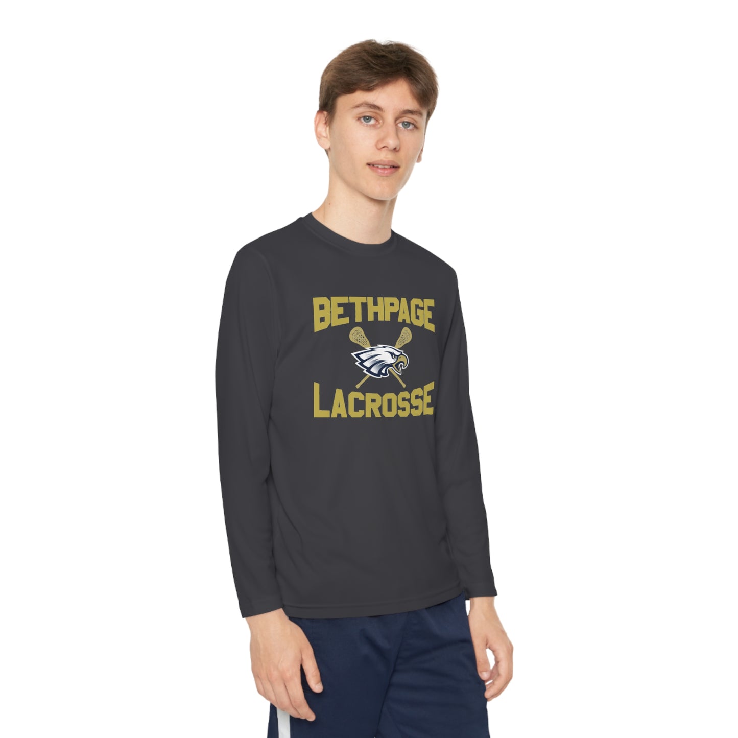 Bethpage Lacrosse Youth Long Sleeve Dri-Fit Tee