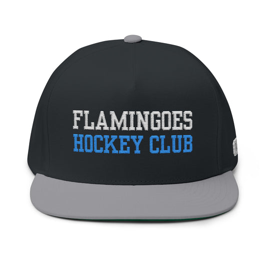 Flamingoes Flat Brim Hat (Custom)