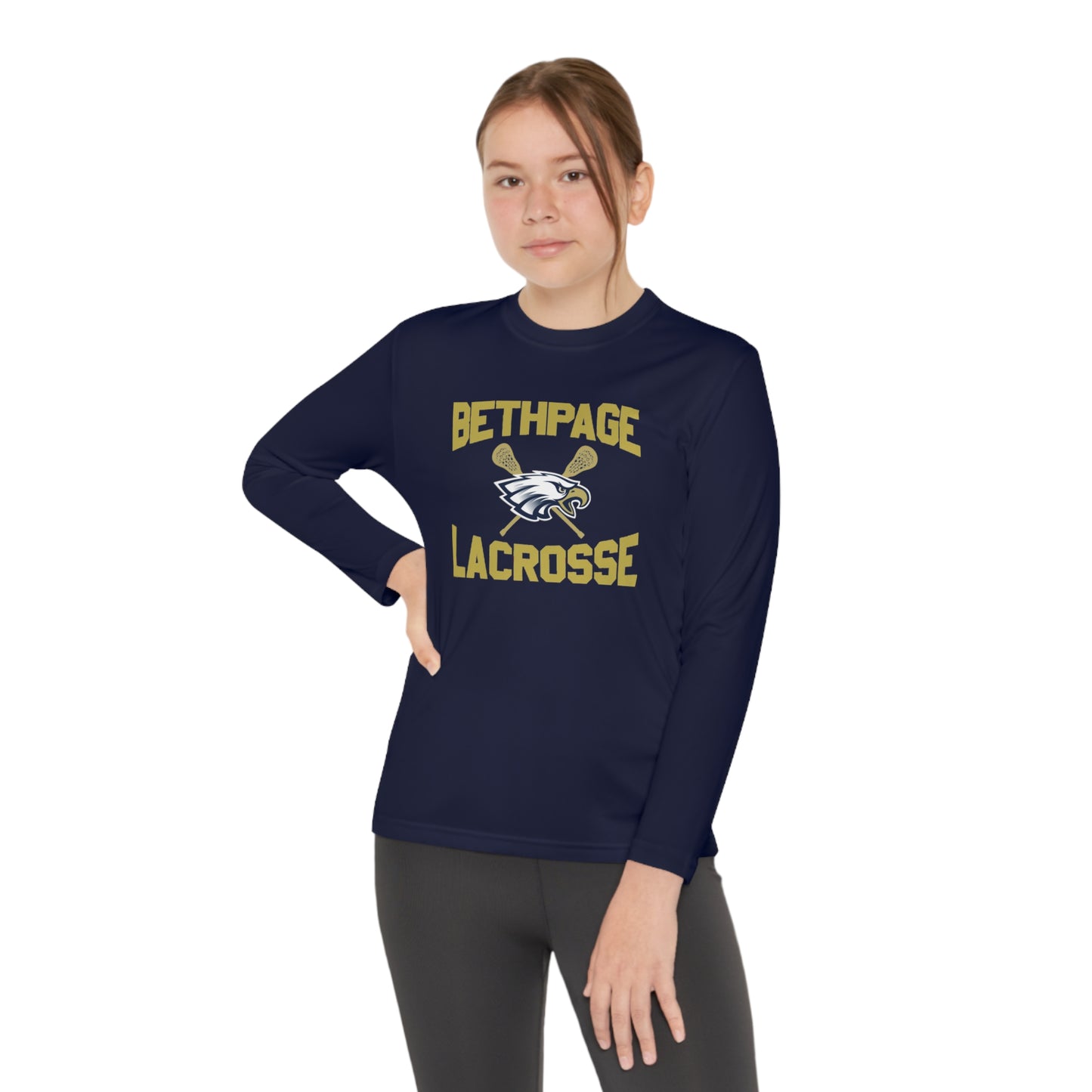 Bethpage Lacrosse Youth Long Sleeve Dri-Fit Tee