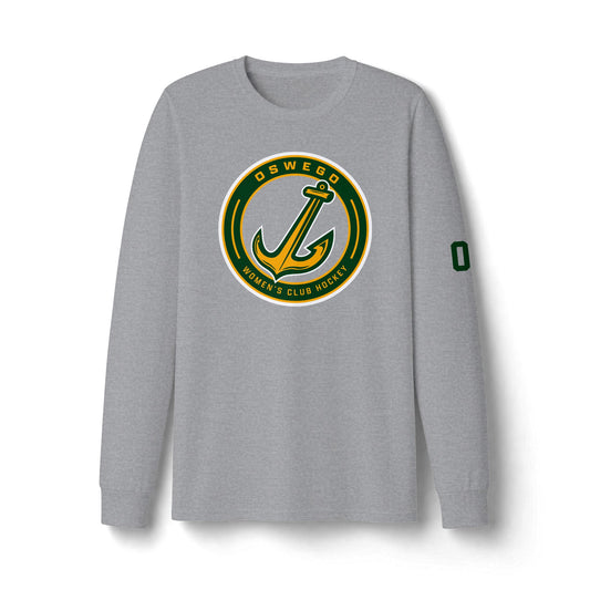 Oswego Women's Club Hockey Dri-Fit Long Sleeve - Circle
