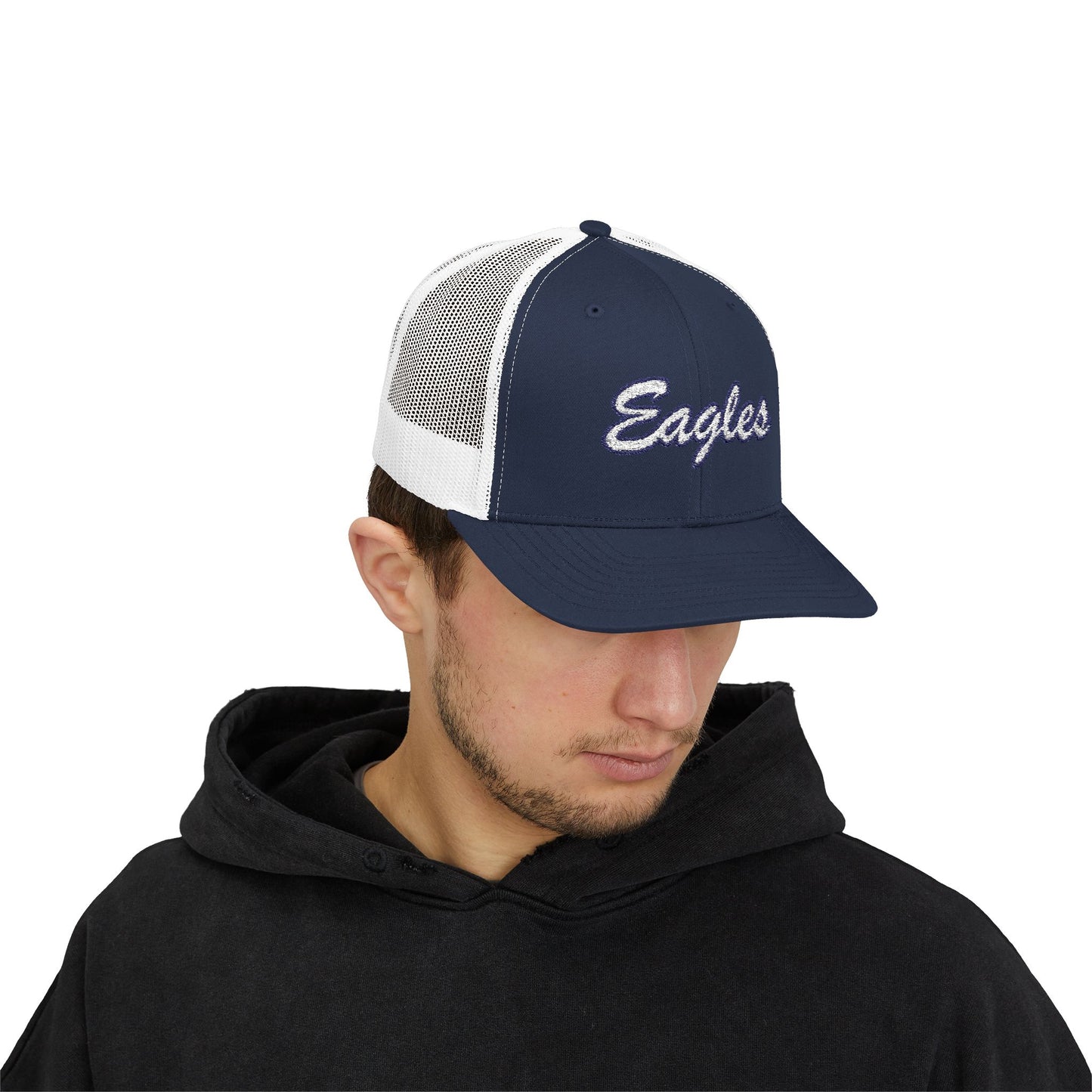 Bethpage Script Snapback Trucker Cap
