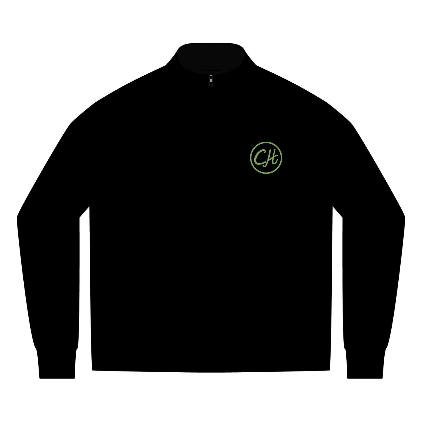 Men's Linear Texture Quarter-Zip (Embroidery)