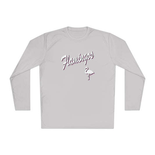 Retro Flamingoes Dri-Fit Long Sleeve Tee