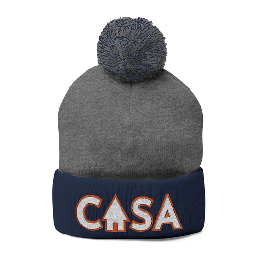 Isles House CASA Pom-Pom Knit Cap