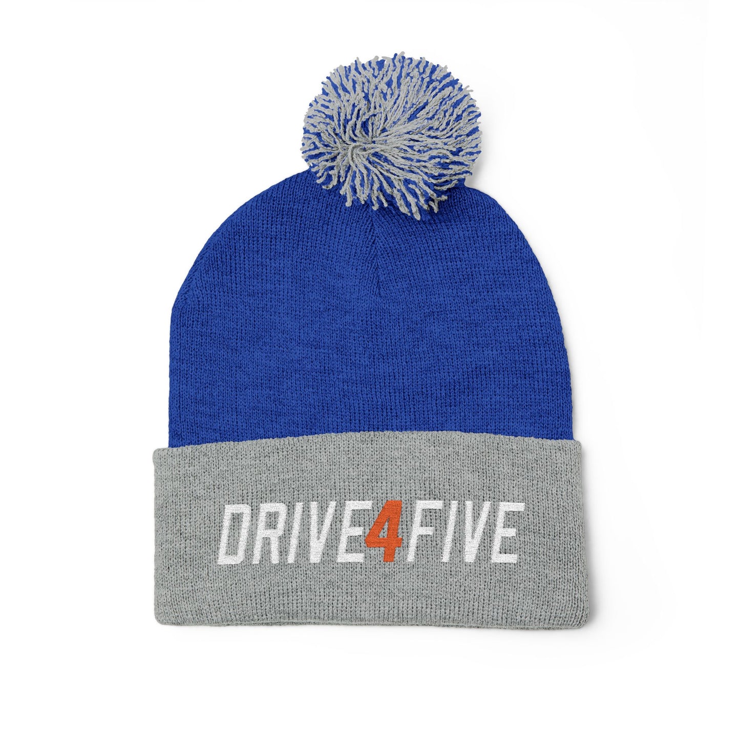 Drive4Five Pom-Pom Knit Cap
