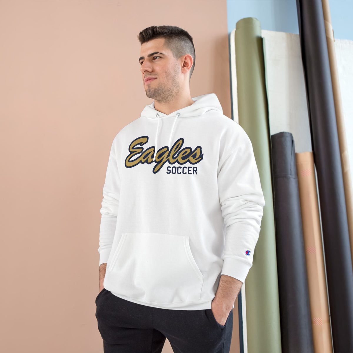 Bethpage Soccer Champion Hoodie - Script