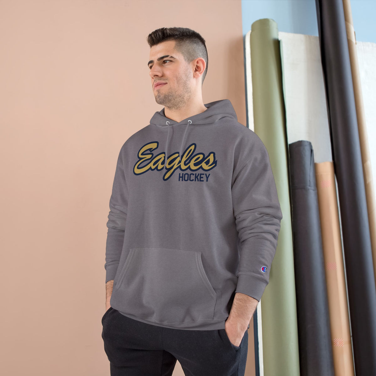 Bethpage Hockey Champion Hoodie - Script