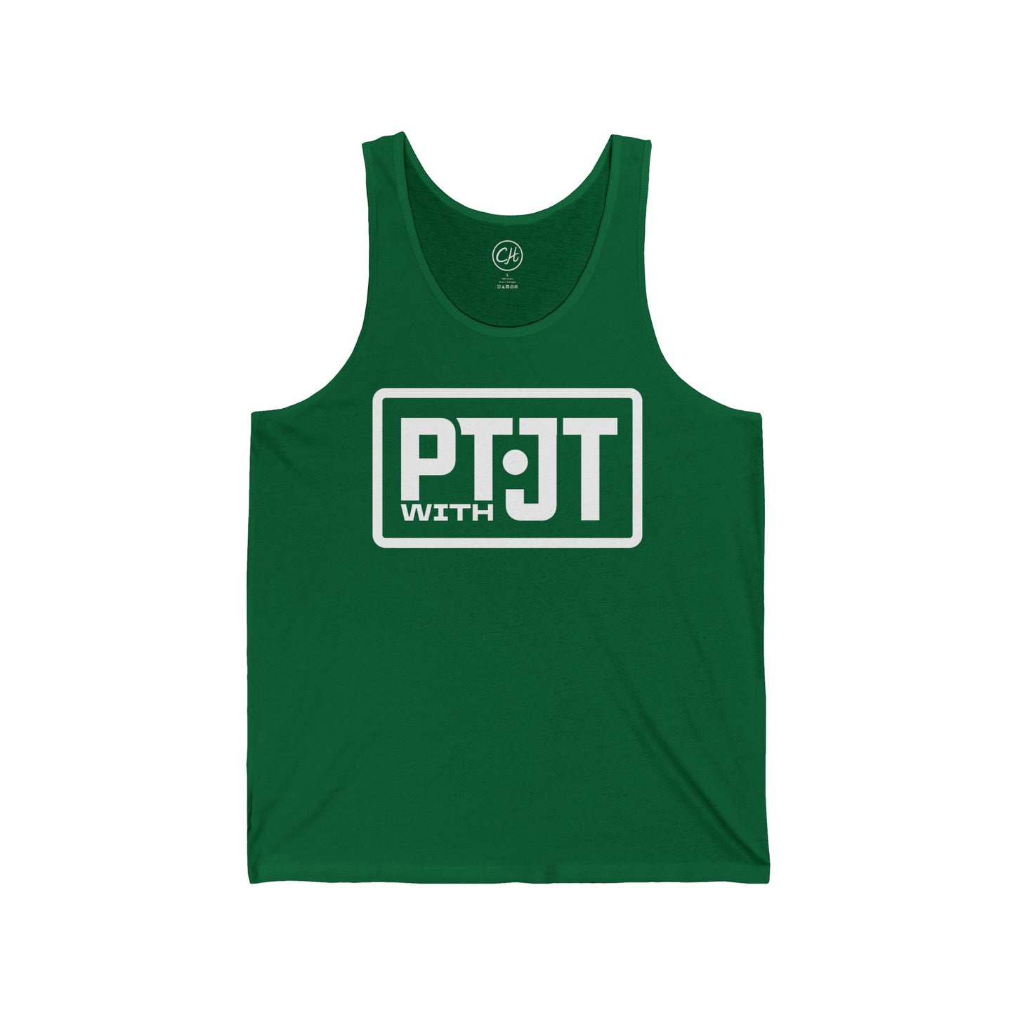 PT With JT - Logo Unisex Running Tank