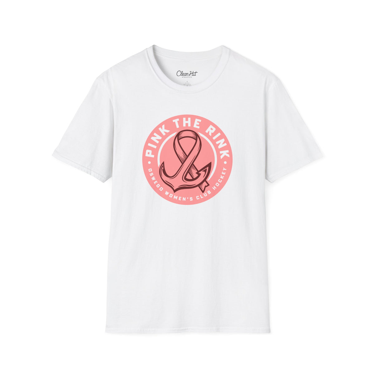 Oswego Women's Club Hockey Pink The Rink T-Shirt