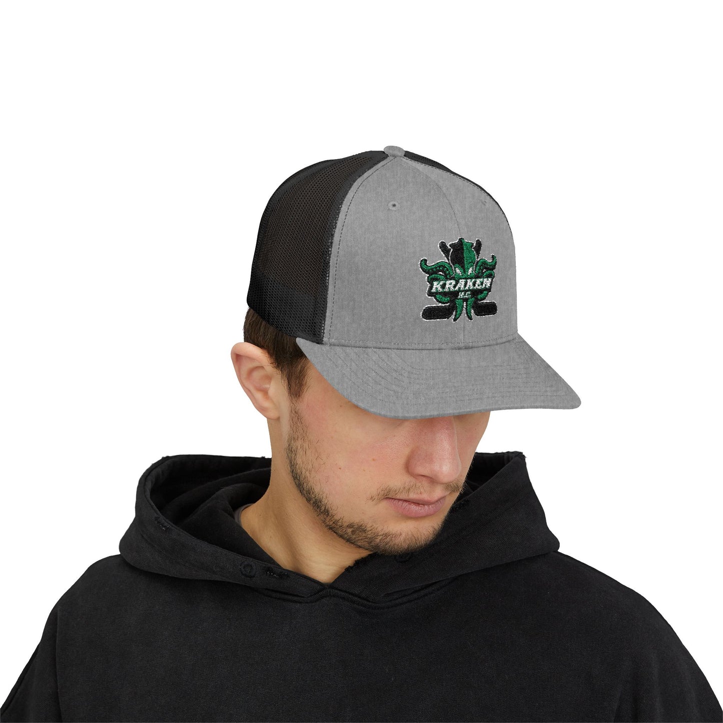 Kraken HC Logo Snapback Trucker Cap
