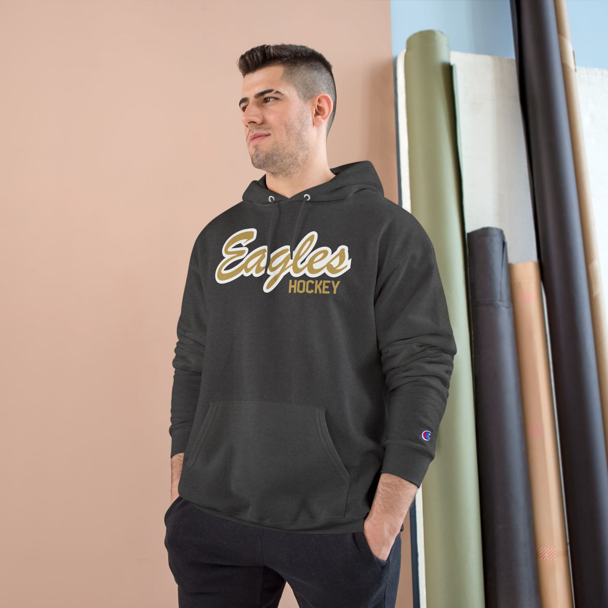 Bethpage Hockey Champion Hoodie - Script