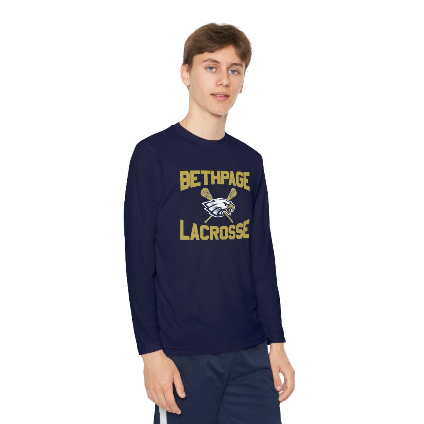 Bethpage Lacrosse Youth Long Sleeve Dri-Fit Tee