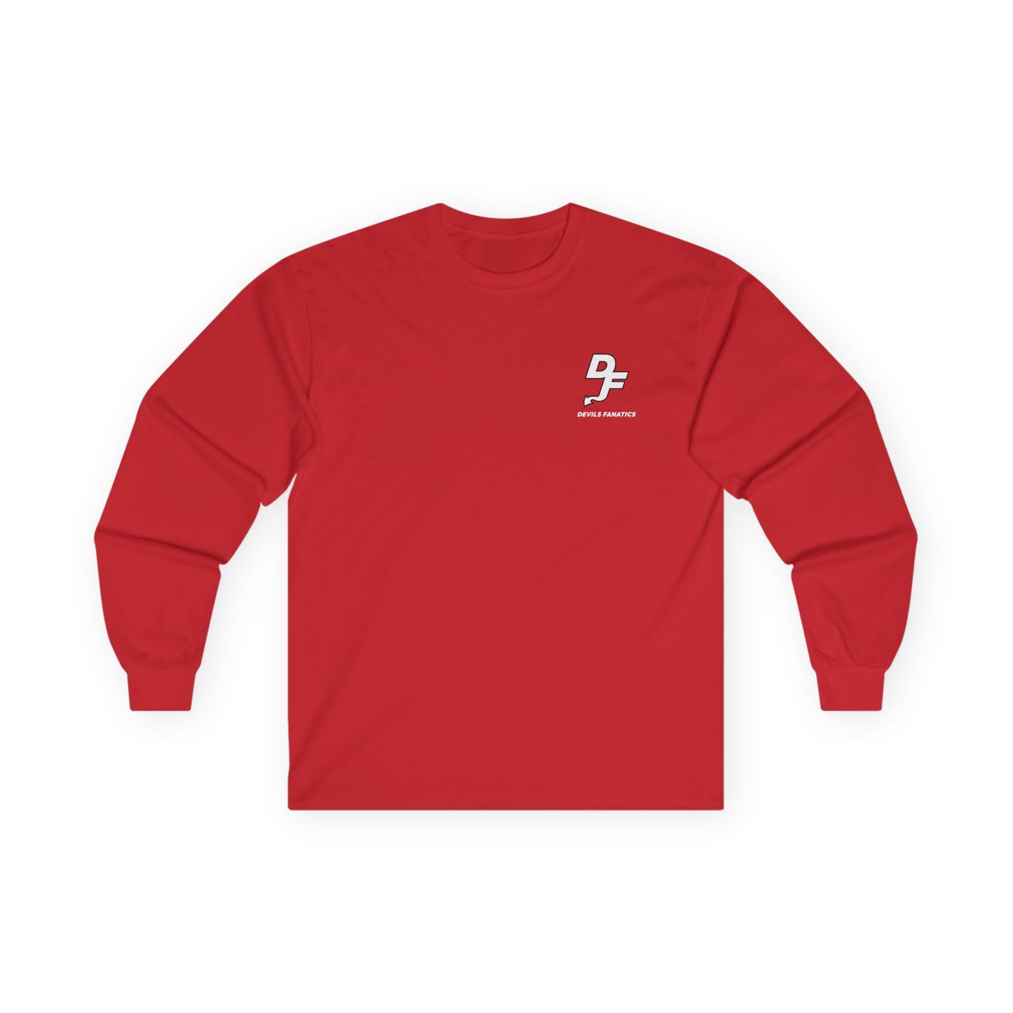 Devils Fanatics Small Logo Long Sleeve Tee