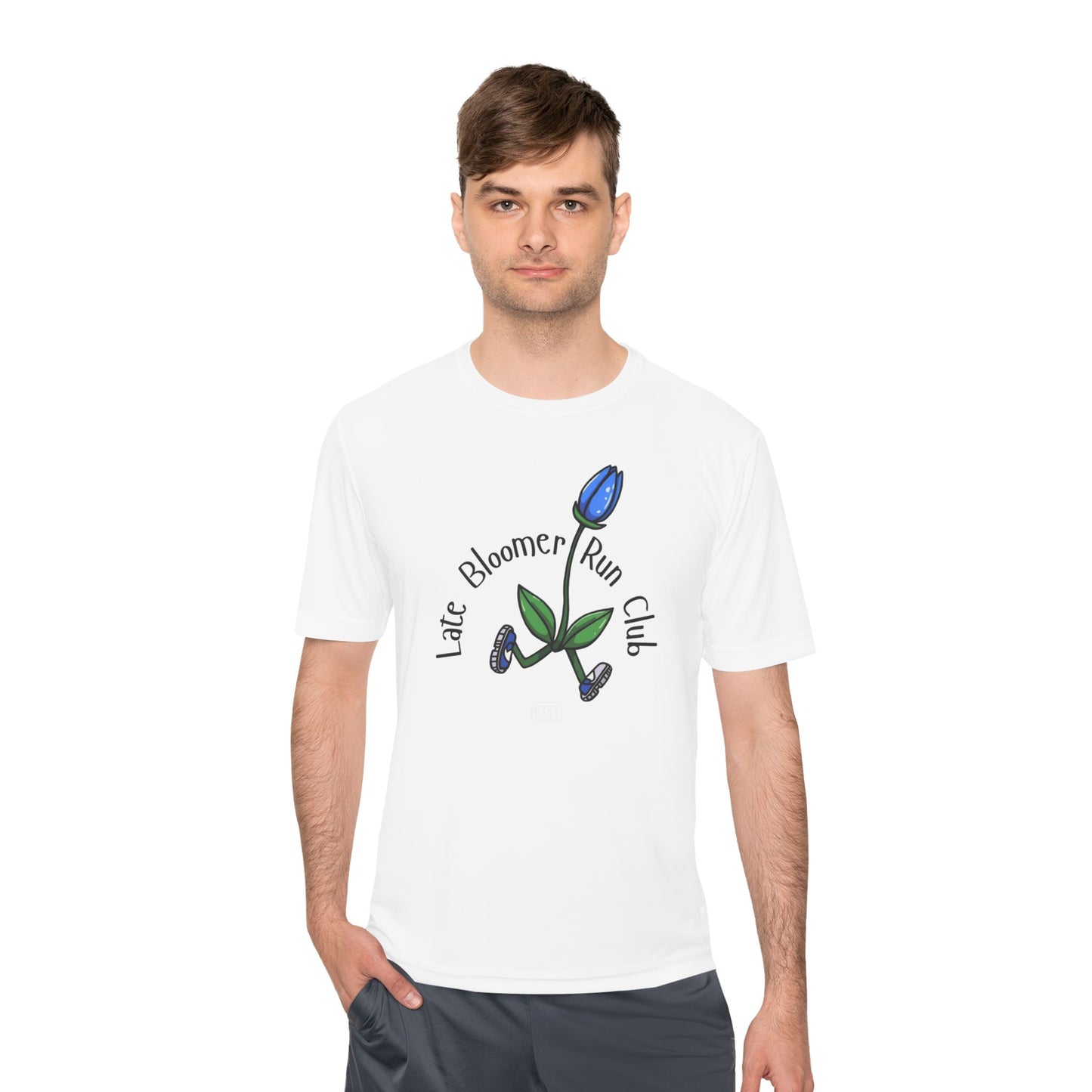 PT With JT - Washington State Late Bloomer Run Club Unisex Moisture Wicking Tee