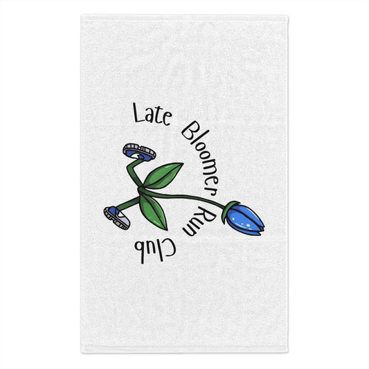 PT With JT - Late Bloomer Run Club Towel, 11x18