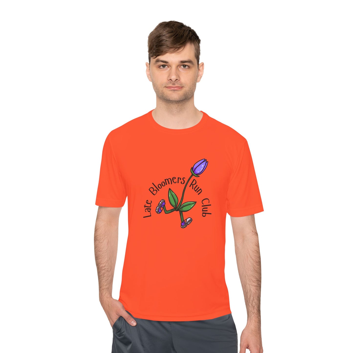 PTJT Late Bloomers Run Club Unisex Moisture Wicking Tee