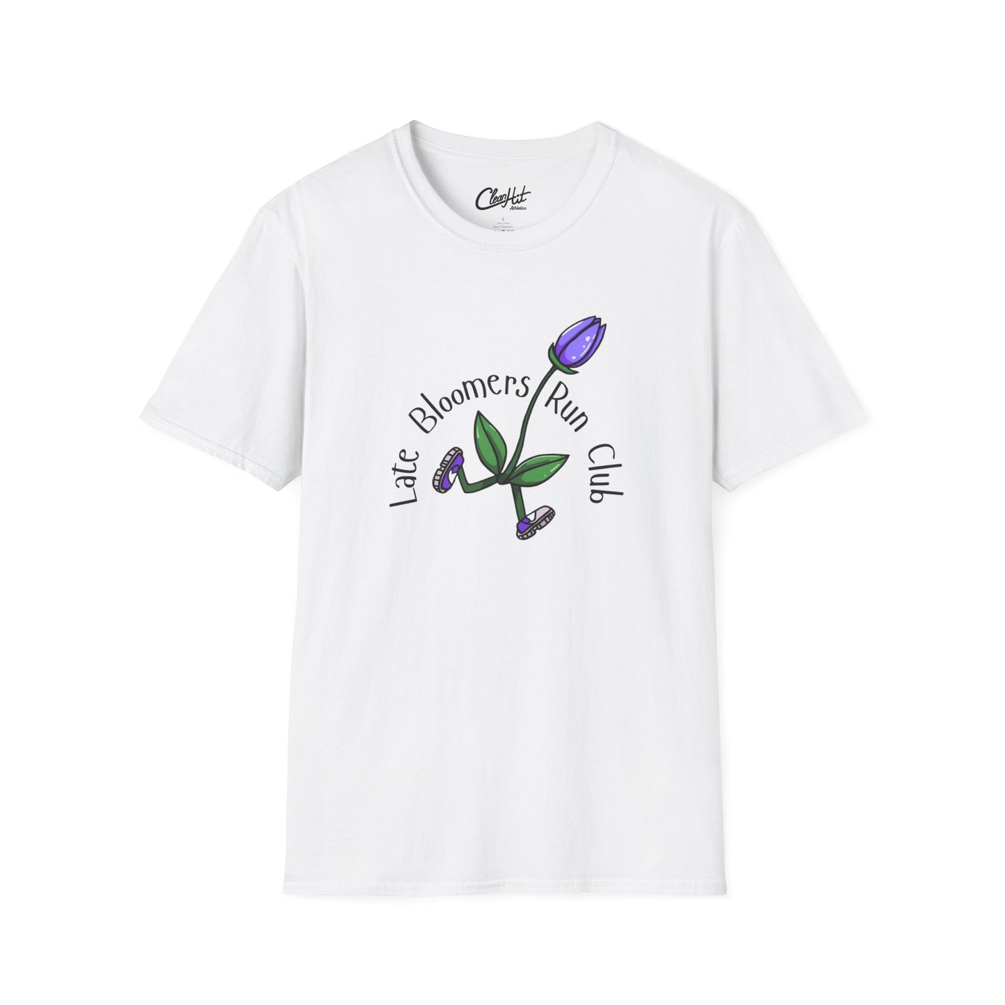PT With JT Late Bloomers Run Club Unisex Softstyle T-Shirt