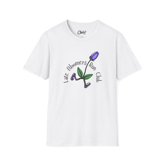 PT With JT Late Bloomers Run Club Unisex Softstyle T-Shirt