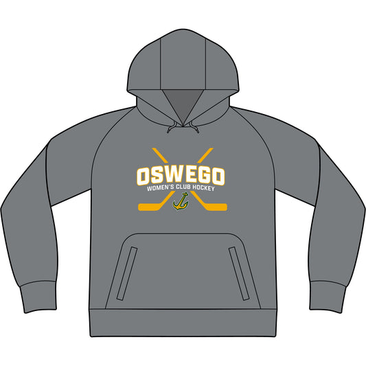 Oswego Women's Club Hockey Tech Fleece Hooded Sweatshirt - Sticks