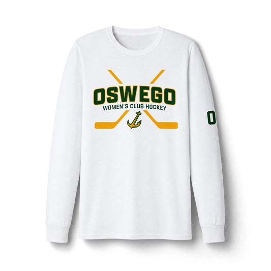 Oswego Women's Club Hockey Dri-Fit Long Sleeve - Sticks