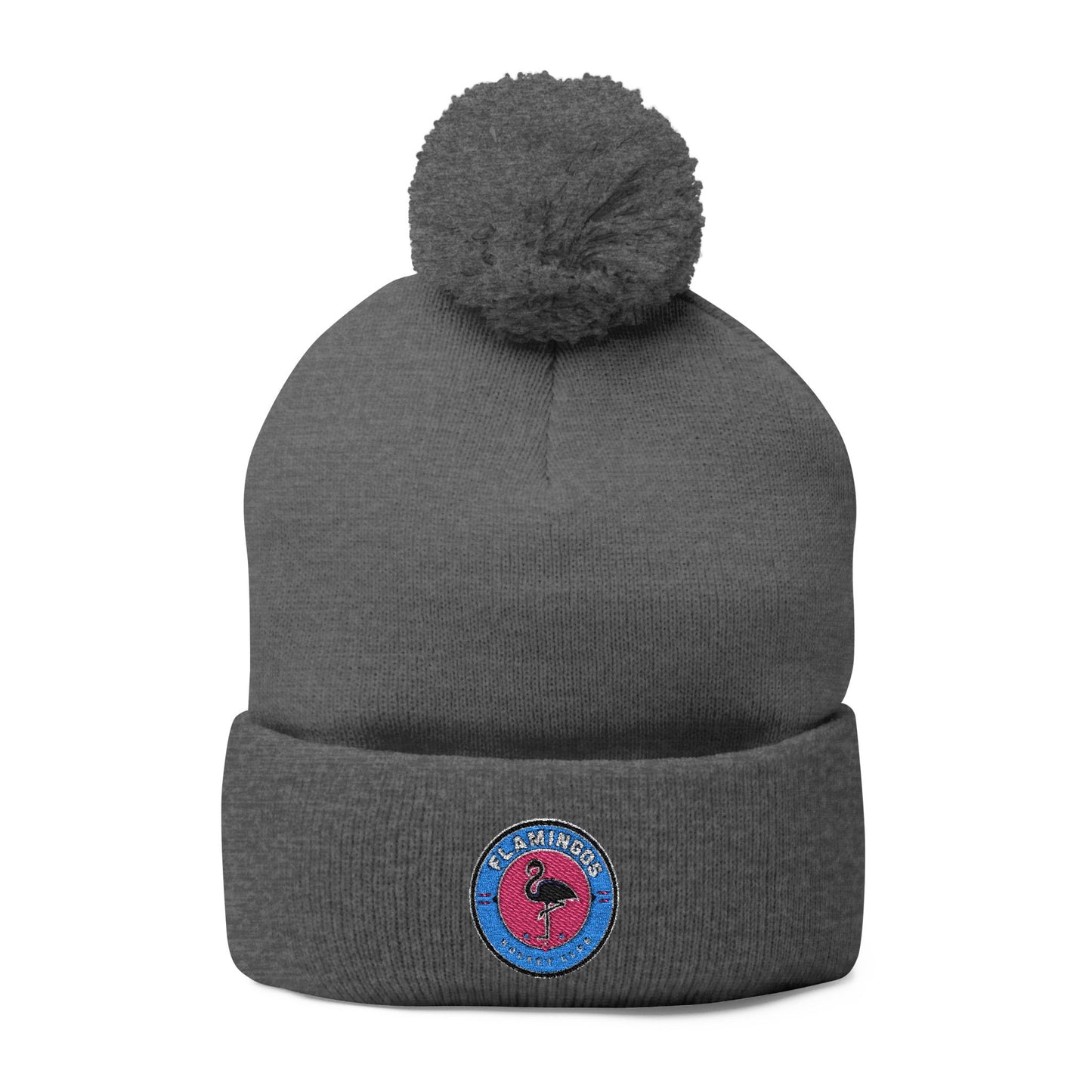 Flamingoes HC Pom-Pom Knit Cap