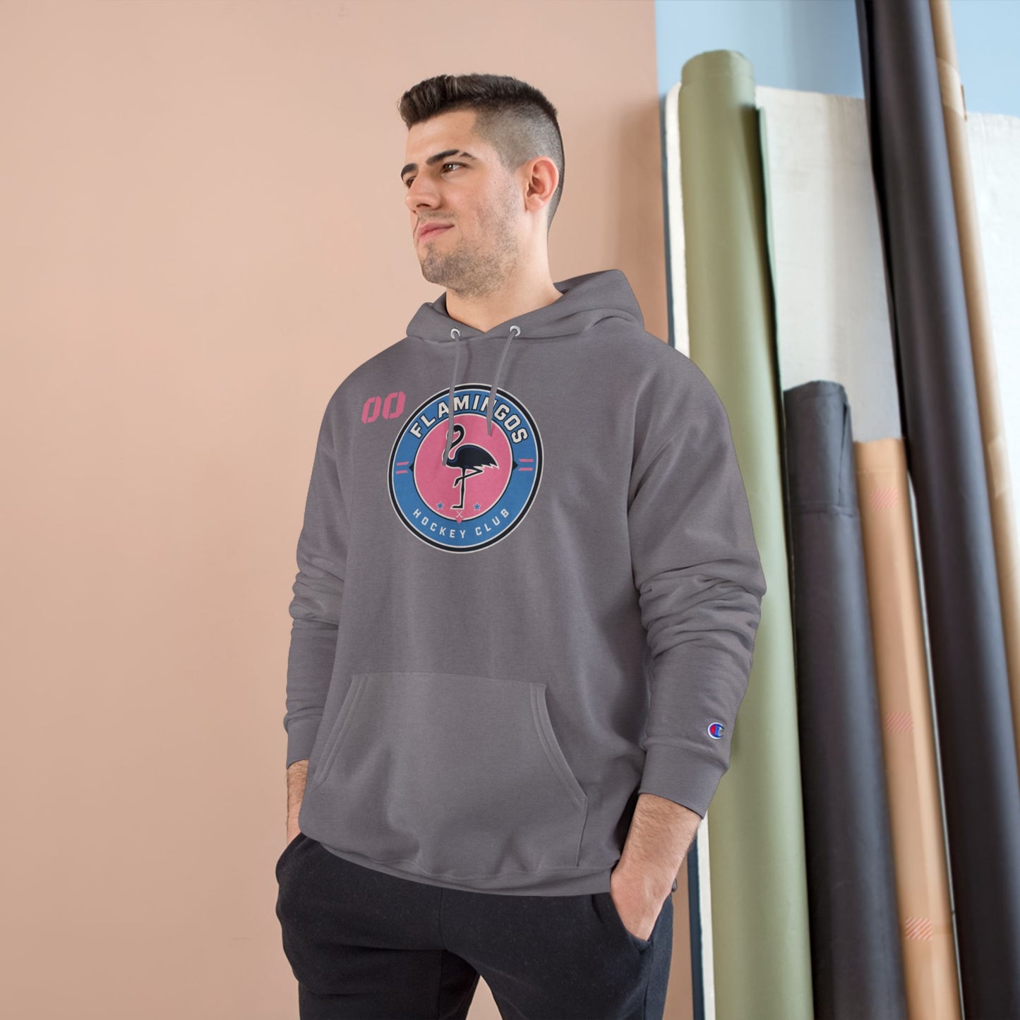 Flamingoes Champion Hoodie (Custom)