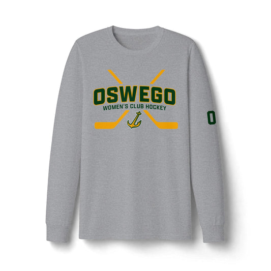 Oswego Women's Club Hockey Dri-Fit Long Sleeve - Sticks