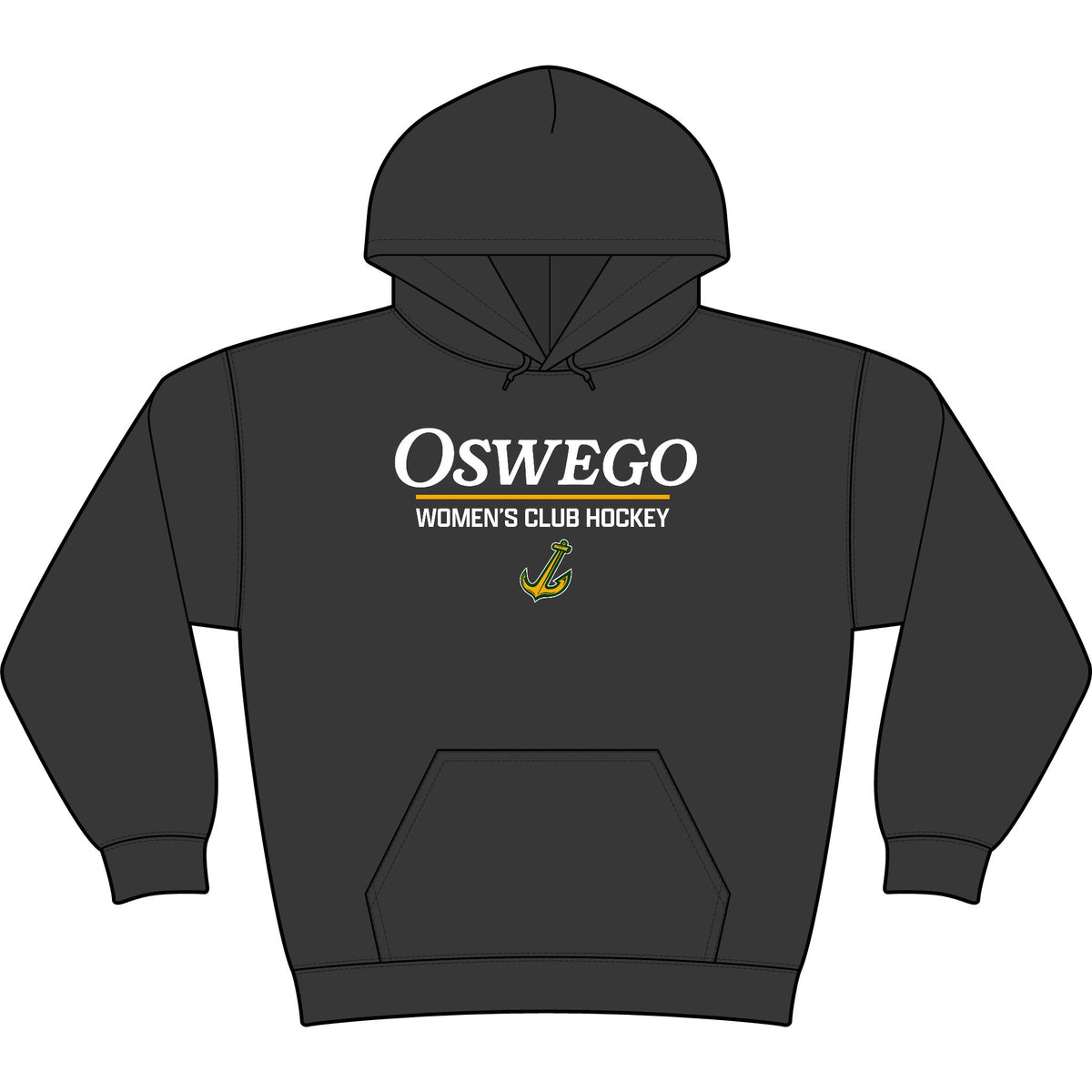 Oswego Women's Club Hockey Hoodie - Old Style