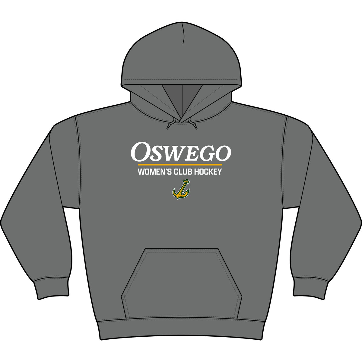 Oswego Women's Club Hockey Hoodie - Old Style