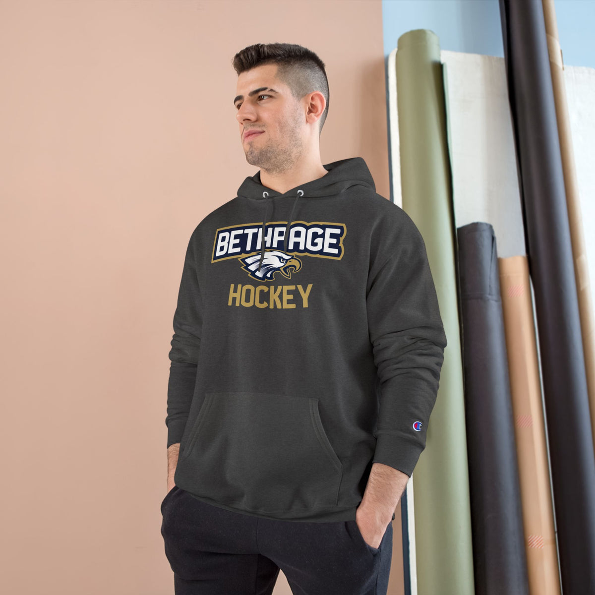 Bethpage Hockey Champion Hoodie - Arch
