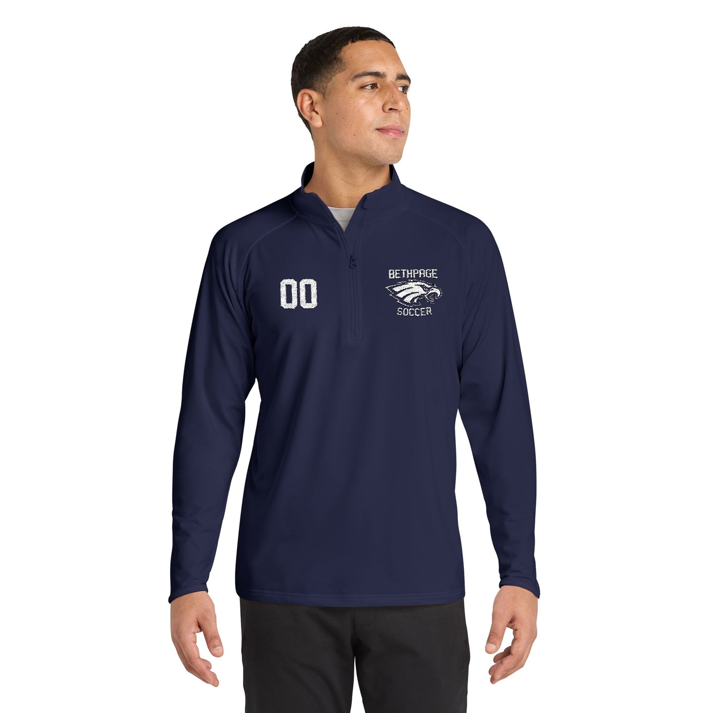Bethpage Soccer Sport-Wick® Quarter-Zip Pullover (Custom)